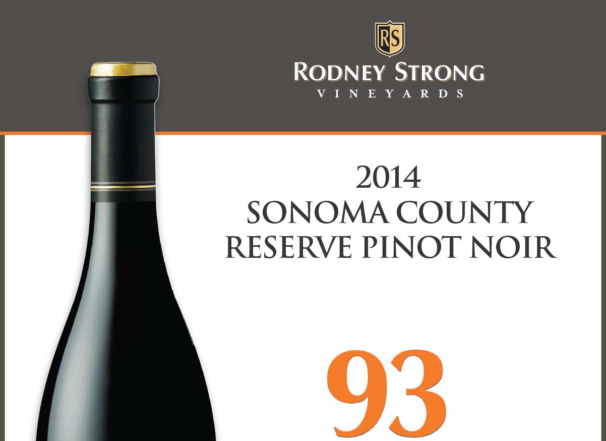 Rodney Strong 2014 Reserve Pinot Noir, Sonoma County