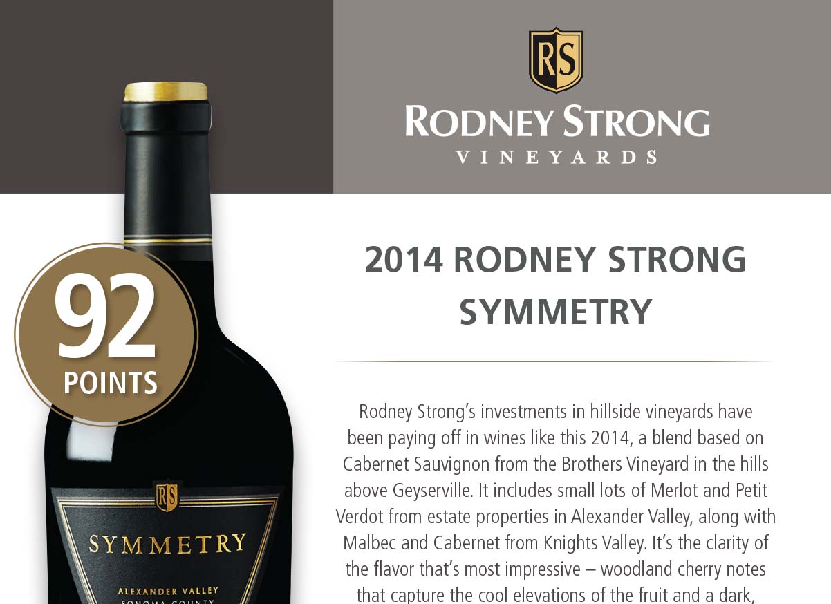 Rodney Strong 2014 Symmetry Meritage