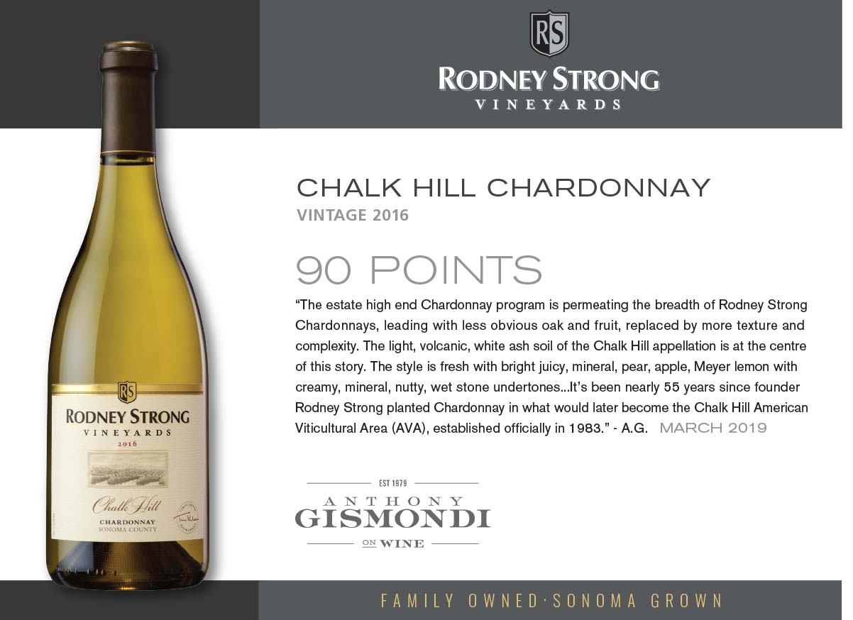2016 Chalk Hill Chardonnay