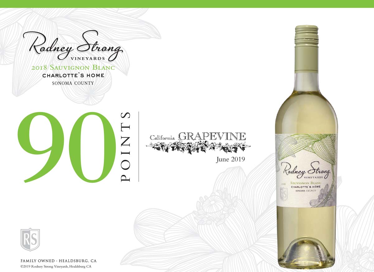 2018 Charlottes Home Sauvignon Blanc California Grapevine