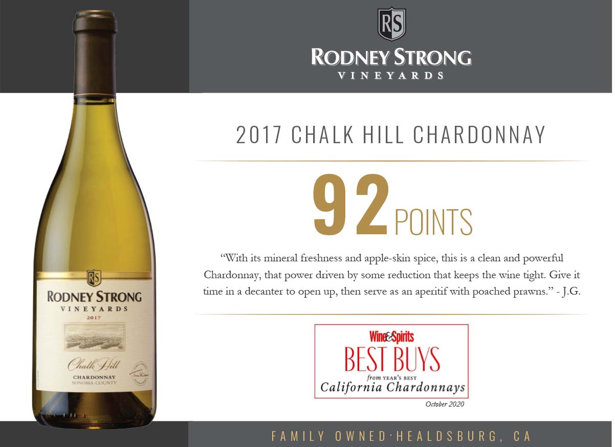 Rodney Strong 2017 Chalk Hill Chardonnay