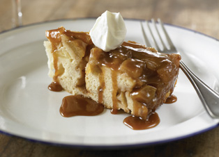 Rodney Strong - Apple Upside-Down Cake with Caramel