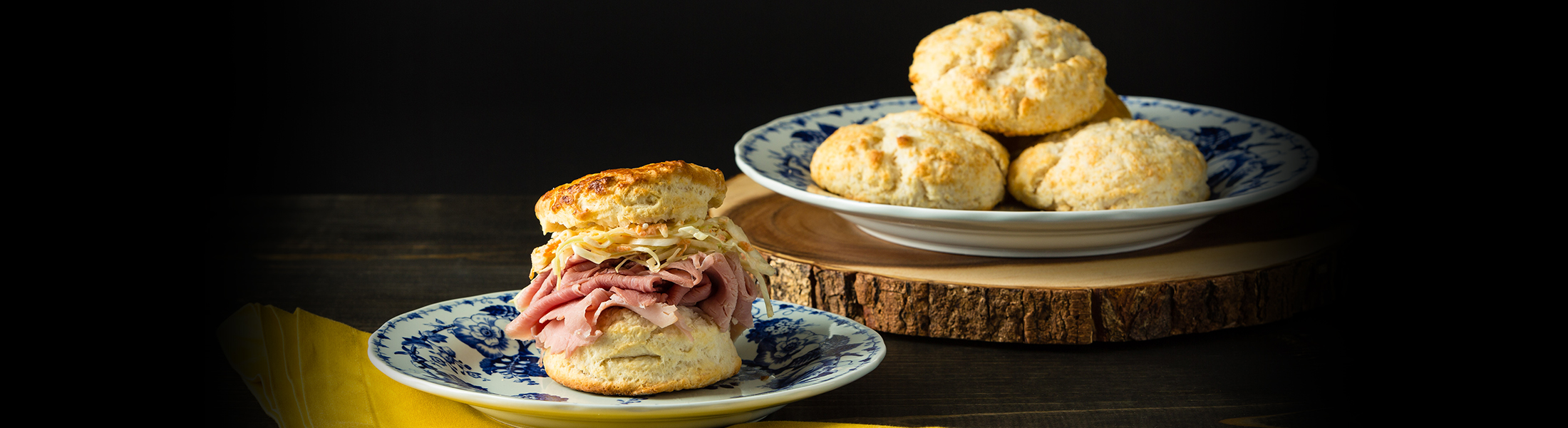 Rodney Strong - Ham and Coleslaw Biscuits