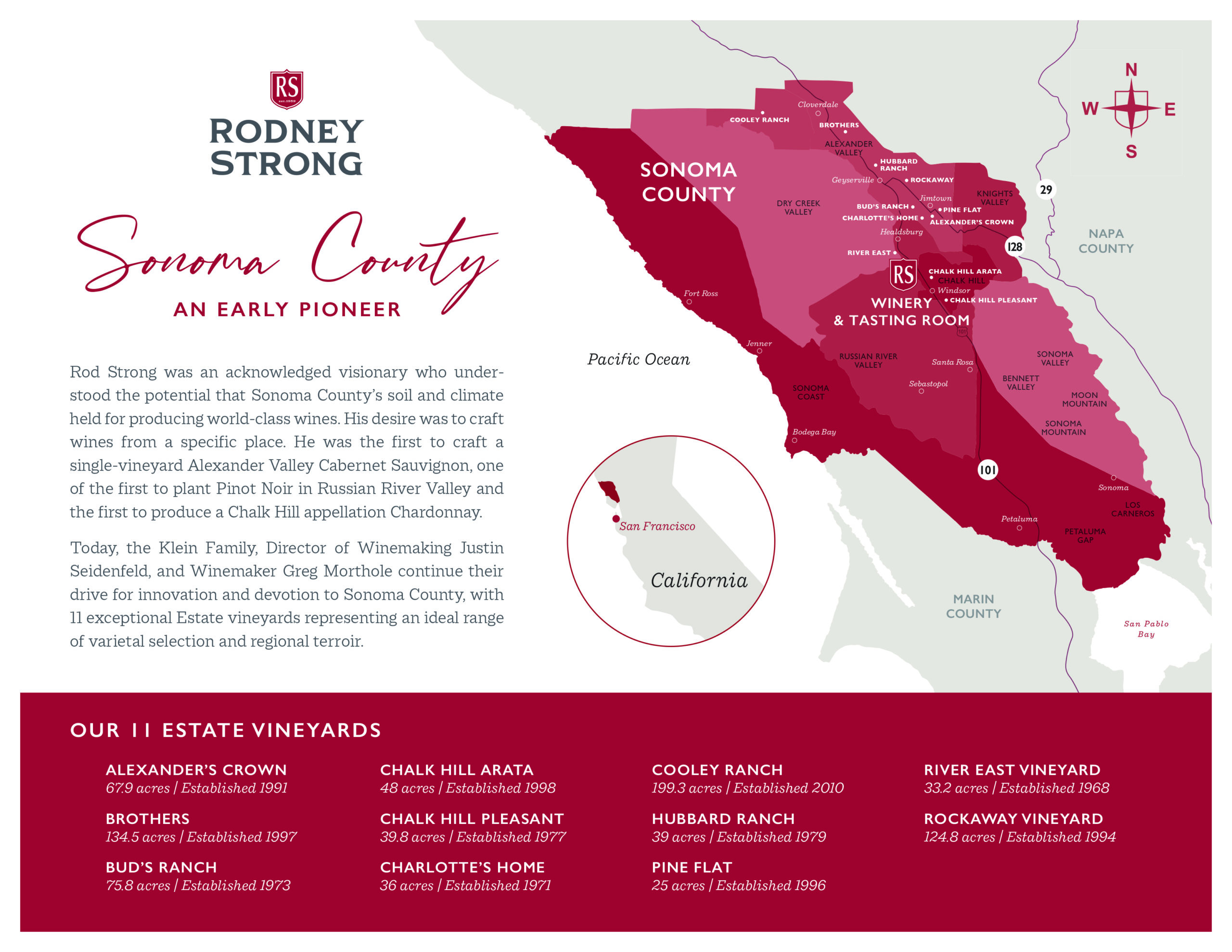 Rodney Strong Map 2021