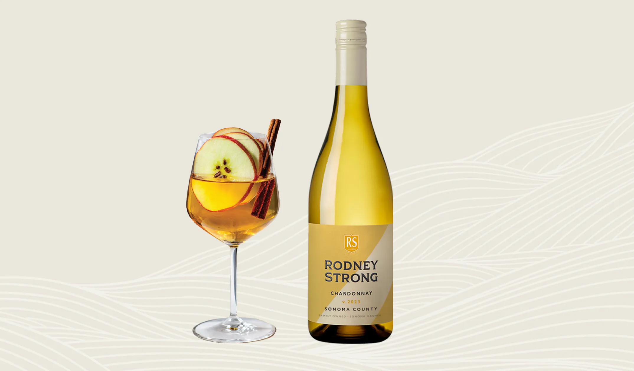 Golden Orchard Spritz cocktail