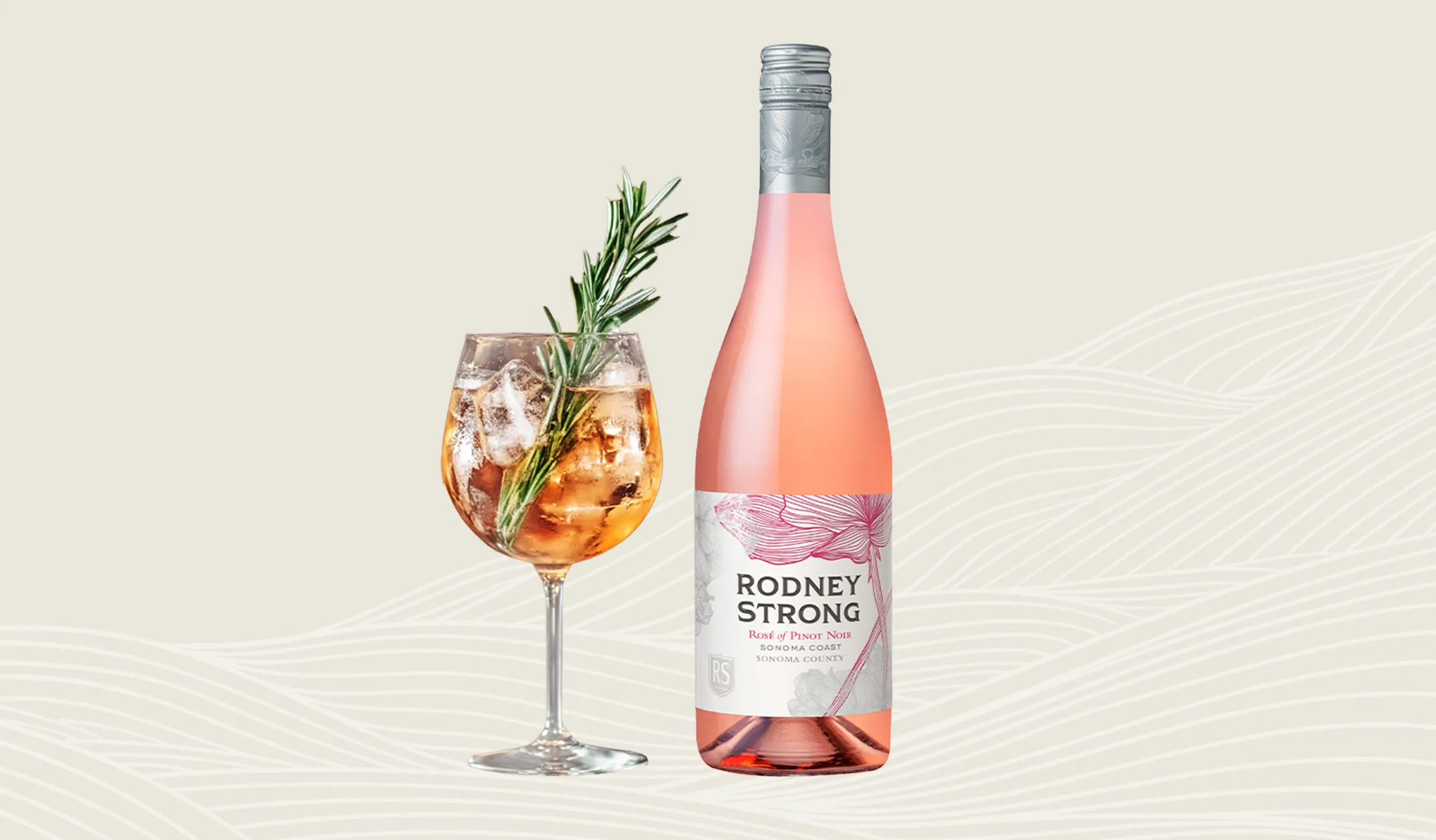 Rose Citrus cooler cocktail