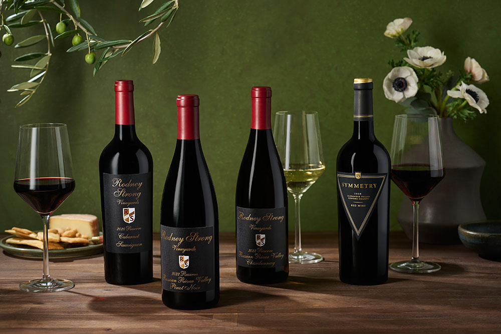 Reserve Tier Wines on a table