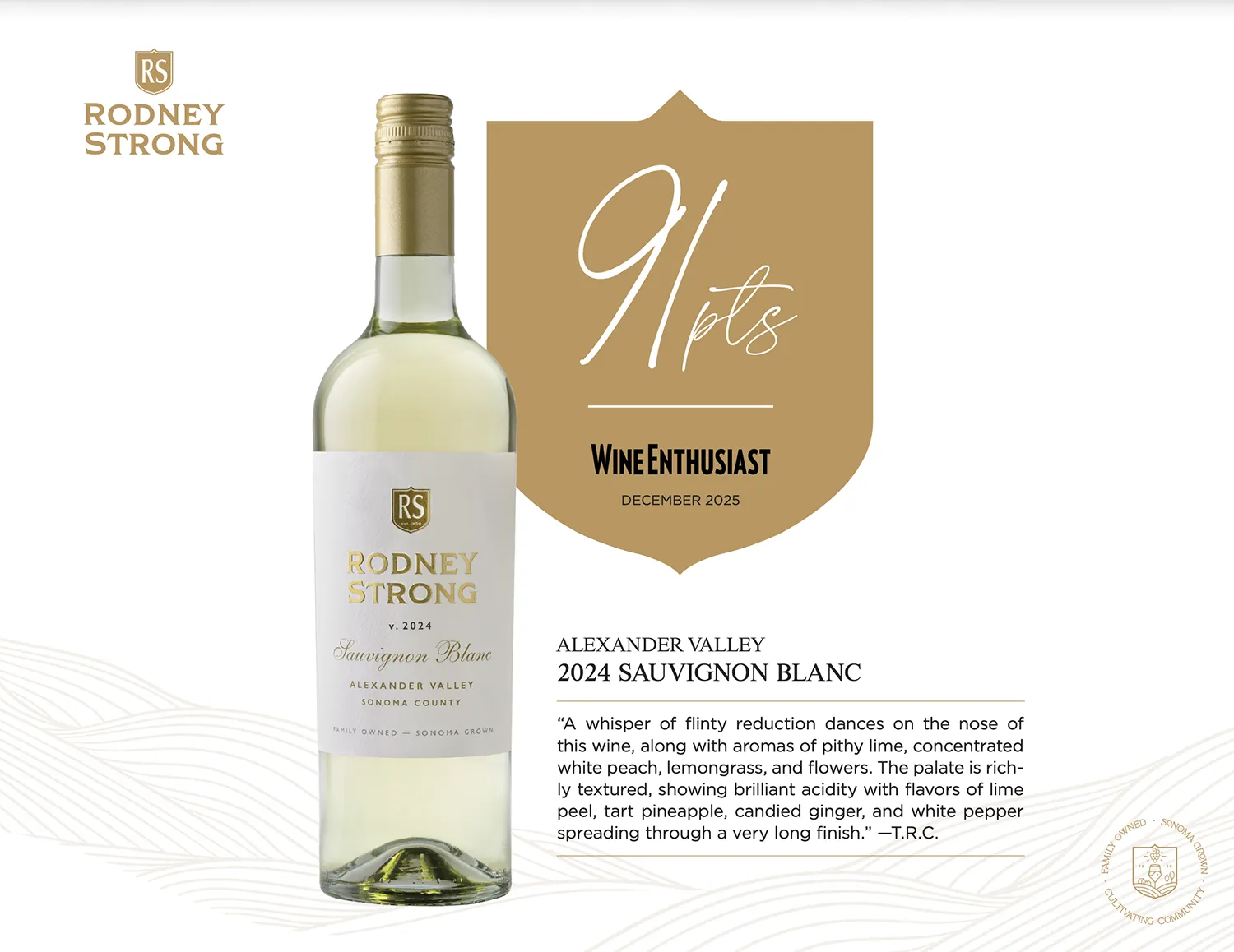 2024 Alexander Valley Sauvignon Blanc wine enthusiast thumbnail