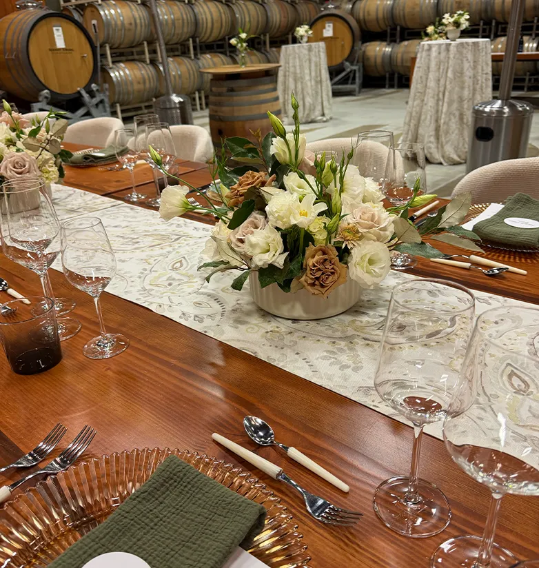 Cellar Door Event set up