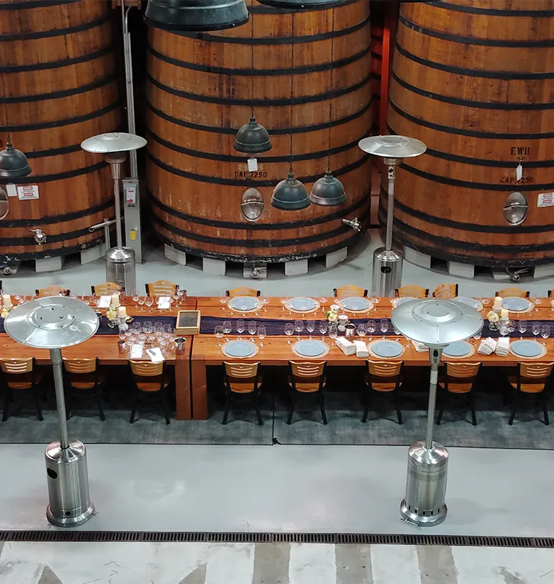 Cellar Door Event set up